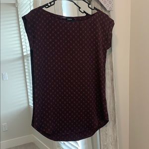 Scallop printed blouse